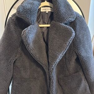 Dark gray Sherpa Jacket
